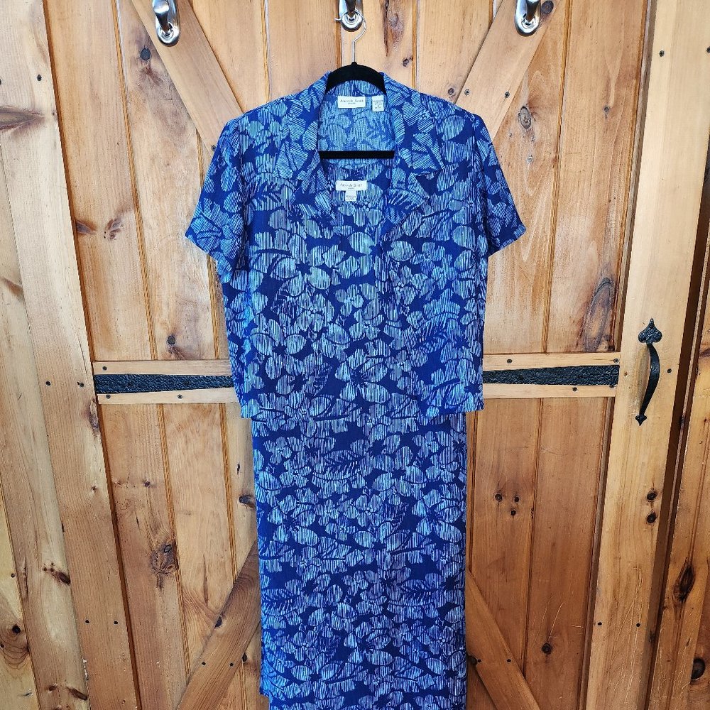 Amanda Smith Vintage 2 piece dress set